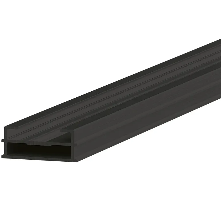 Unterkonstr.Basisprofil Slim schwarz 54x22mm