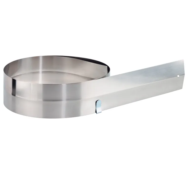 Rollstahllineal bombiert