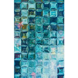 Wandbild Aquamarin Waterproof Vlies GWW-090-034 Gläserne Wiese (blau)