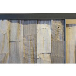 PARO Spaltholz Zubehör Alu RAL 9006