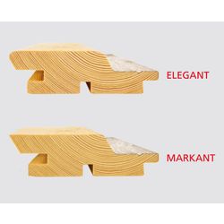 Trendliner Natur 27x96 N+F Sib. Lärche, gehobelt oder strukturrau