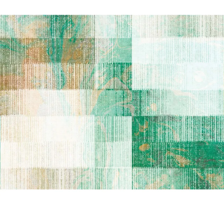 TAP Buchclub Aquamarin27 073 Structured Bliss gruen