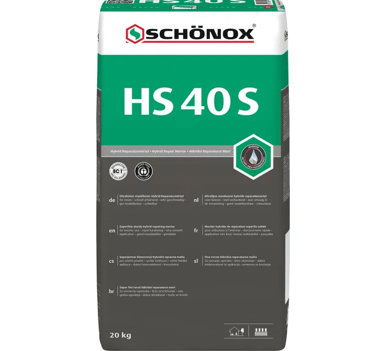 SCHÖNOX HS 40 S Hybrid Reparaturmörtel KLESCHHS4S