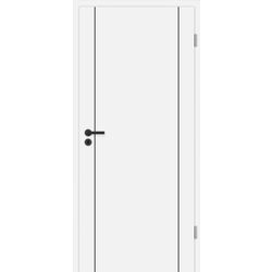JOKA-Innentür Weißla.9016 Modern Black08 Kante A9 2mm, BB-Schloss, Bänder V 0020