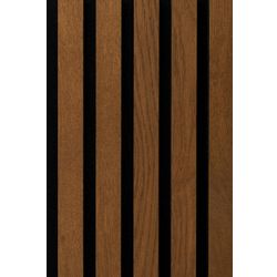 INKU PARO AKUSTIK PAS310 EICHE BRAUN SCHWARZES VLIES - geölt Echtholzpaneel