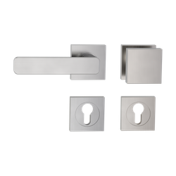 Drückergarnitur MINIMAL MODERN Samtgrau, TS 40-45 mm, GK4