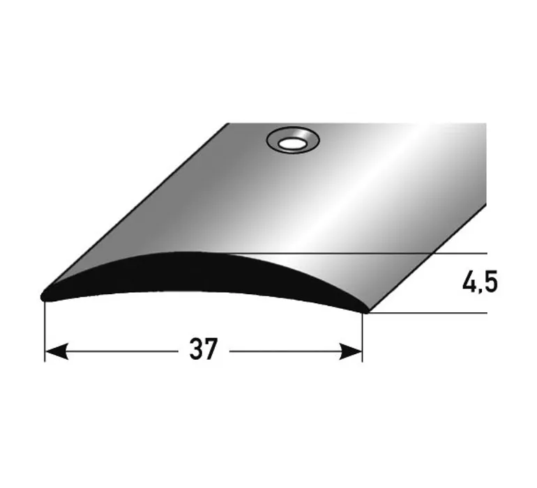 INKU Übergangsprofil 37x4,5 mm 3 mm dick Alu eloxiert | INKU Onlineshop ...