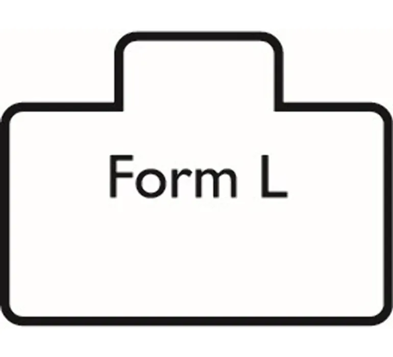 Bodenschutzmatte Form L