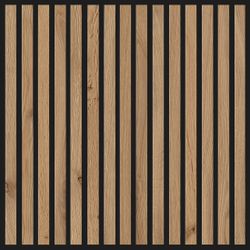 INKU PARO AKUSTIK PAS365 EICHE RUSTIKAL schwarzes Vlies - geölt ***KACHEL***