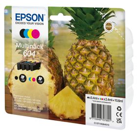 Epson 604, Standardertrag, 3,4 ml, 2,4 ml, 4 Stück(e), Multipack