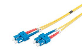 DIGITUS LWL Singlemode Patchkabel, SC / SC, 10 m, I-VH, OS2, SC, SC