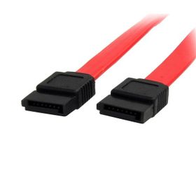 StarTech.com 45cm SATA Kabel - internes 7pin S-ATA/Serial ATA Datenkabel, 0,457 m, SATA III, SATA 7-pin, SATA 7-pin, Rot, Gerade