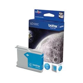 Brother LC1000C, Cyan, 1 Stück(e), 400 Seiten, Einzelpackung
