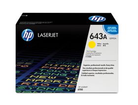 HP 643A Gelb Original LaserJet Tonerkartusche, 10000 Seiten, Gelb, 1 Stück(e)