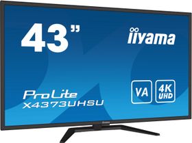 Iiyama ProLite 43&quot; (108 cm) Monitor mit 4K Auflösung und einer Leistung von vier Displays in einem einzigem Gerät, 108 cm (42.5&quot;), 3840 x 2160 Pixel, 4K Ultra HD, 3 ms, Schwarz