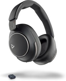 Poly Voyager Surround 80 UC USB-C-Headset + USB-C/A-Adapter, Kabellos, Musik/Alltag, 275 g, Kopfhörer, Schwarz
