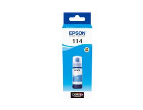 Epson 114 EcoTank Cyan ink bottle, Original, Cyan, Epson, ET-8500 ET-8600, Standardertrag, 70 ml
