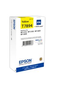 Epson Tintenpatrone XXL Yellow 4k, Extrahohe (Super-) Ausbeute, Gelb, Tinte auf Pigmentbasis, 1 Stück(e)
