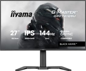 Iiyama G-MASTER GB2741QSU-B1, 68,6 cm (27"), 2560 x 1440 Pixel, 4K Ultra HD, LED, 1 ms, Schwarz