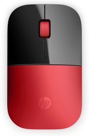 HP Z3700 Wireless-Maus, Rot, Beidhändig, Optisch, RF Wireless, 1200 DPI, Schwarz, Rot