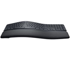 Logitech ERGO K860, Volle Größe (100%), Kabellos, RF Wireless + Bluetooth, Halbmechanischer Schlüsselschalter, Graphit