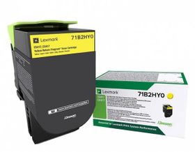 Lexmark 71B2HY0, 3500 Seiten, Gelb, 1 Stück(e)