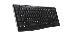 Logitech K270, Volle Größe (100%), Kabellos, RF Wireless, QWERTZ, Schwarz