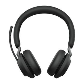 Jabra Evolve2 65 USB-A Black MS Stereo, Kabellos, Büro/Callcenter, 20 - 20000 Hz, 176,4 g, Kopfhörer, Schwarz