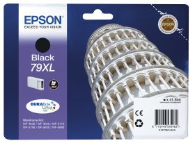 Epson Tower of Pisa Tintenpatrone 79XL Black, Hohe (XL-) Ausbeute, Schwarz, Tinte auf Pigmentbasis, 1 Stück(e)