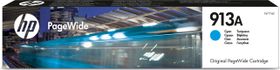 HP 913A Cyan Original PageWide Tintenpatrone, Standardertrag, Cyan, Tinte auf Pigmentbasis, 37 ml, 1 Stück(e), 3000 Seiten