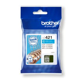Brother LC421C, Cyan, 1 Stück(e), 200 Seiten, Einzelpackung