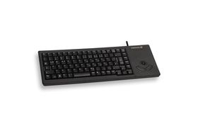 Cherry XS G84-5400 TRACKBALL Kabelgebundene Tastatur, USB, Schwarz (QWERTZ - DE), Volle Größe (100%), Kabelgebunden, USB, QWERTZ, Schwarz