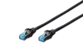DIGITUS CAT 5e SF/UTP Patchkabel, 5 m, Cat5e, SF/UTP (S-FTP), Schwarz