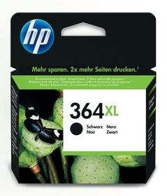 HP 364XL Schwarz Original Druckerpatrone mit hoher Reichweite, Hohe (XL-) Ausbeute, Tinte auf Pigmentbasis, 550 Seiten, 1 Stück(e)