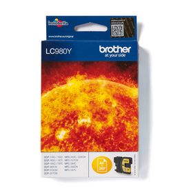 Brother LC980Y, Gelb, 1 Stück(e), 260 Seiten, Einzelpackung