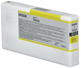 Epson T6534 Yellow-Tintenpatrone (200 ml), Gelb, Tinte auf Pigmentbasis, 200 ml, 1 Stück(e)