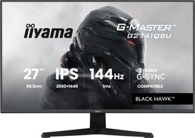 Iiyama G-MASTER G2741QSU-B1, 68,6 cm (27"), 2560 x 1440 Pixel, 4K Ultra HD, QLED, 1 ms, Schwarz