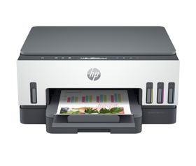 HP Smart Tank 7005 Wireless All-in-One Farbe Drucker, Beidseitiger Druck; Kopierer, Scanner, Thermal Inkjet, Farbdruck, 4800 x 1200 DPI, A4, Direktdruck, Grau, Weiß