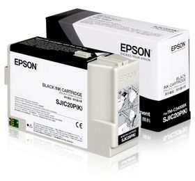 Epson SJIC20P(K) Black Tintenpatrone für TM-C3400BK, Schwarz, Tinte auf Pigmentbasis, 1 Stück(e)