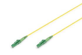 DIGITUS Glasfaser-Simplex-Patchkabel, Singlemode, LC/APC - LC/APC, 1 m, 1 m, LC/APC, G.657.A2, LC, LC