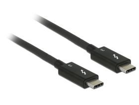 Delock 84847, 2 m, USB C, USB C, USB 3.2 Gen 2 (3.1 Gen 2), Männlich/Männlich, Schwarz