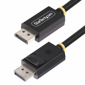 StarTech.com 1m DisplayPort 2.1 Kabel, VESA-zertifiziert DP80 DisplayPort Kabel mit UHBR20/HDR/DSC 1.2a/HDCP 2.2, 16K/8K 60Hz, 4K 240Hz, 80Gbps DP Kabel, UHD DP Monitor Kabel/Bildschirmkabel, M/M, 1 m, DisplayPort, DisplayPort, Männlich, Männlich, 15360 x 8640 Pixel
