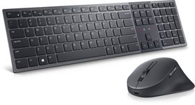 Dell Pro Premium Collaboration-Tastatur und -Maus – KM900 - deutsch (QWERTZ), Kabellos, RF Wireless + Bluetooth, Scherenschalter, QWERTZ, Graphit, Maus enthalten