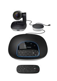 Logitech 960-001057, Gruppen-Videokonferenzsystem, Full HD, 30 fps, 90°, 10x, Schwarz, Grau