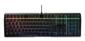 Cherry MX 3.0S RGB, Kabelgebunden, USB, Mechanischer Switch, QWERTZ, RGB-LED, Schwarz