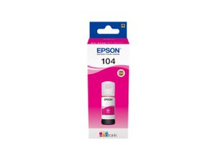 Epson 104 EcoTank Magenta ink bottle, Magenta, Epson, EcoTank ET-4700 EcoTank ET-2726 EcoTank ET-2720 EcoTank ET-2715 EcoTank ET-2714 EcoTank ET-2712..., 65 ml, Tintenstrahl, Mehrfarbig
