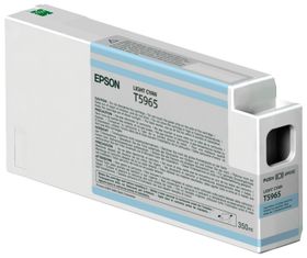 Epson Singlepack Light Cyan T596500 UltraChrome HDR, 350 ml, Helle Cyan, Tinte auf Pigmentbasis, 350 ml, 1 Stück(e)