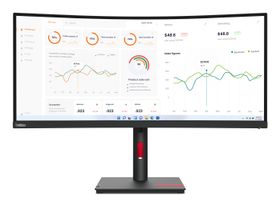 Lenovo ThinkVision T34w-30, 86,4 cm (34&quot;), 3440 x 1440 Pixel, Wide Quad HD, LED, 6 ms, Schwarz