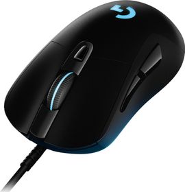Logitech G G403 HERO, rechts, Optisch, USB Typ-A, 25600 DPI, 1 ms, Schwarz