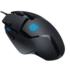 Logitech G G402 Hyperion Fury, rechts, USB Typ-A, 4000 DPI, 1 ms, Schwarz